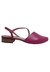 Scarpin Salto Baixo Couro Slingback Pink - comprar online