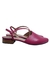 Imagem do Scarpin Salto Baixo Couro Slingback Pink