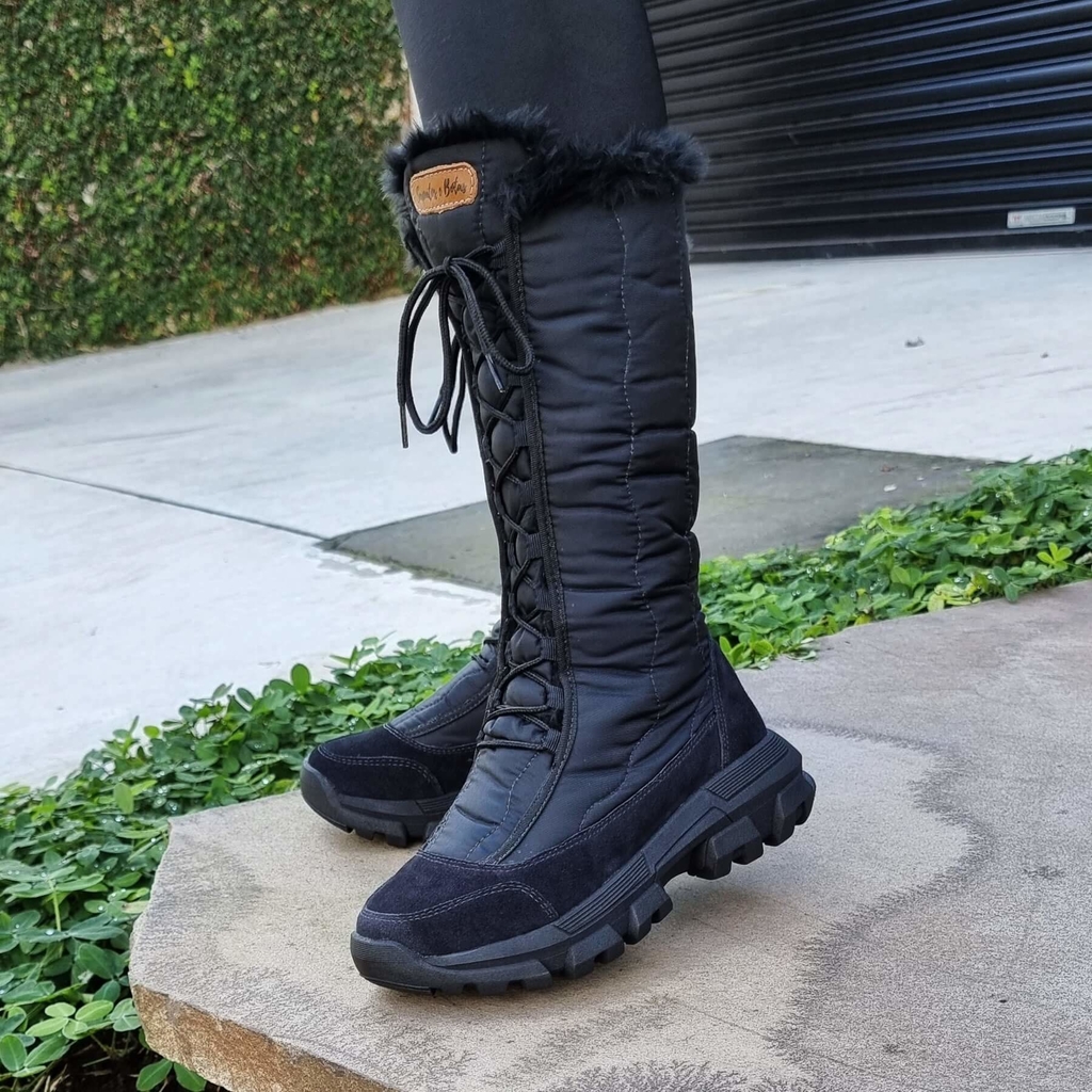 Bota Forrada Cano Longo Neve e Frio | Sapatos e Botas