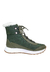 Bota Forrada Neve e Frio Nylon Bordado Verde Musgo