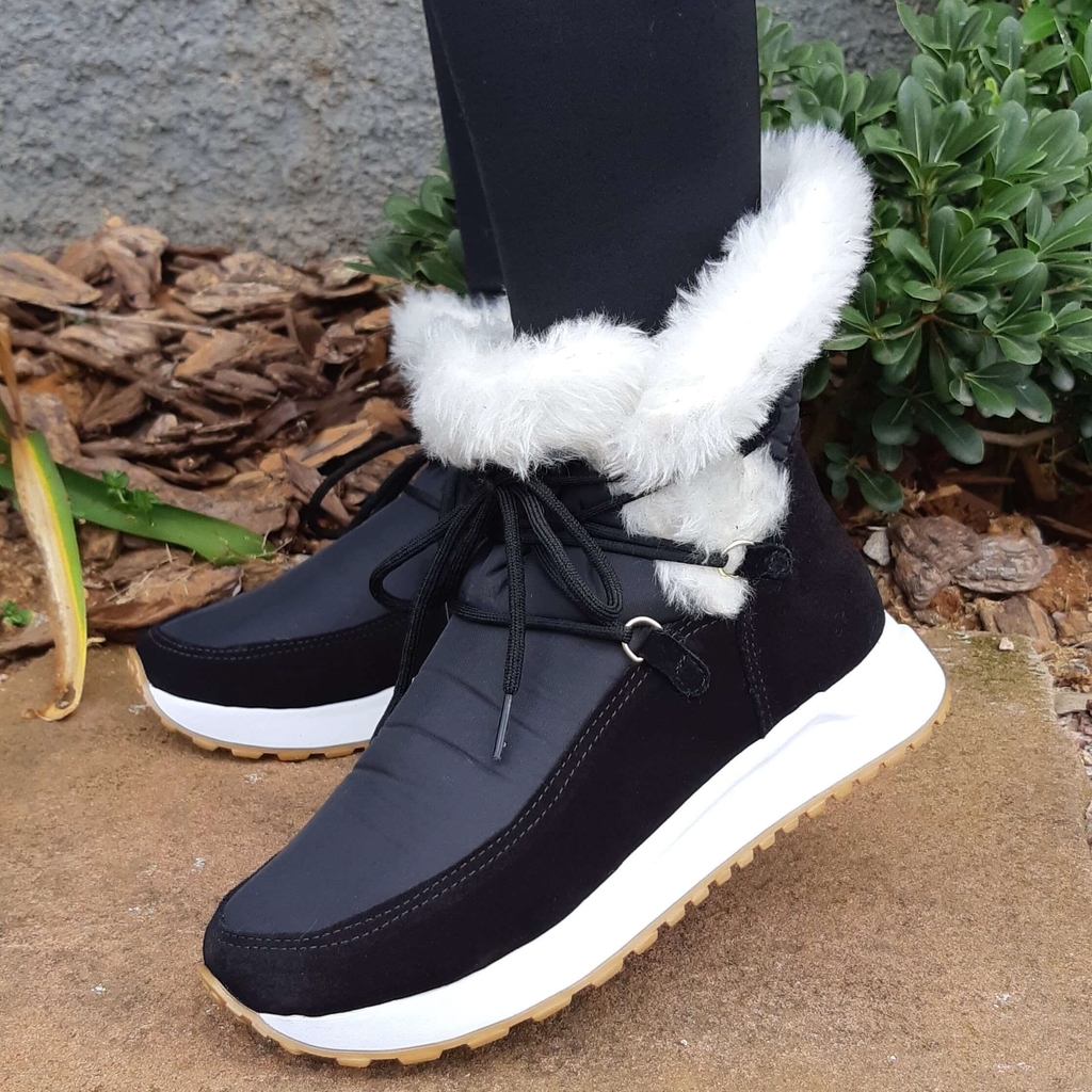 Bota de frio com cheap pelo