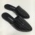 Flat Mule Preto Metais Prata - comprar online