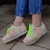 Tênis Flatform Corda Listras Neon