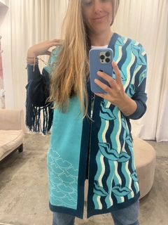 Kimono SNOWKISS azul - comprar online