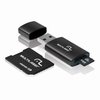 Pen Drive Multilaser 3 Em 1 Micro SD 64gb, Adaptador E Leitor Mc115