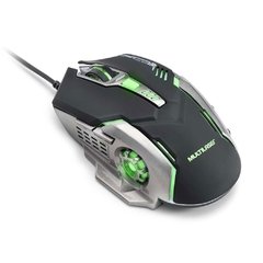 Mouse Gamer Multilaser 2400DPI Preto e Grafite com LED - MO269 - comprar online