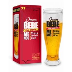 Copão Gel Cerveja - Quem bebe menos vive mais