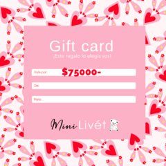 Gift card $75000