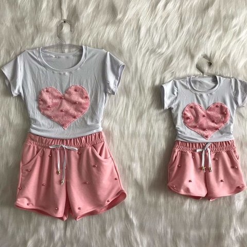 Conjunto de short e hotsell blusa tal mae tal filha