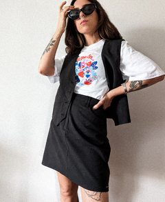 FALDA TAILOR - NEGRA - comprar online