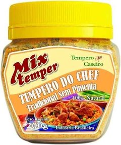 Tempero do Chef / Tradicional sem Pimenta Mixtemper Balde 3,5 Kg - comprar online