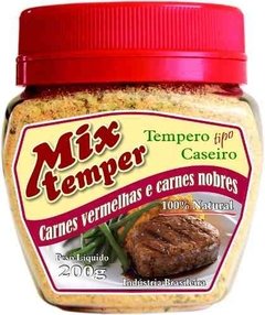 Tempero Mixtemper Kit com 06 Potes com 200 gramas - Mixtemper Temperos Especiais