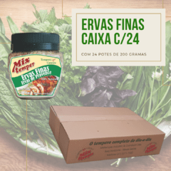 Caixa com 24 potes Ervas Finas 200 gramas