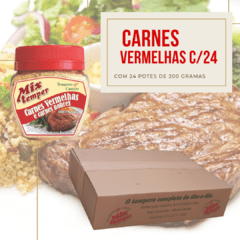 Caixa com 24 potes Carnes Vermelhas 200 gramas