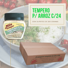 Caixa com 24 potes Tempero para Arroz 200 gramas