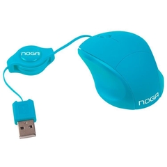 Mouse Mini Portátil NOGA Cable Retráctil - NGM-418 - Accesorios para Celular Tutti Frutti 