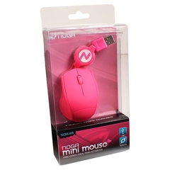 Mouse Mini Portátil NOGA Cable Retráctil - NGM-418