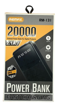 Power Bank RM-131 20000mha Multificha e indicador de carga