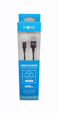 CABLE DE DATOS USB TIPO C INOVA CAB057 - comprar online