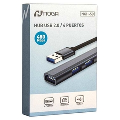 HUB 4 USB 2.0 NOGA Porta USB - NGH-50