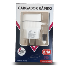 Cargador digicell 2.1 Micro USB