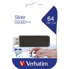 Pendrive VERBATIM 64GB Slider 2.0