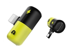 Splitter Iphone - Adaptador Doble Conector Carga + Audio - Lightining - comprar online