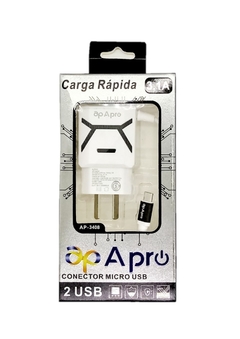 Cargador APRO Micro USB 3.1 AP-3408