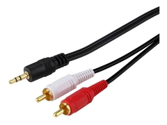Cable 2 RCA a 3,5mm - Macho a Macho