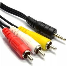 Cable 3 RCA a 3,5 mm - Macho a Macho