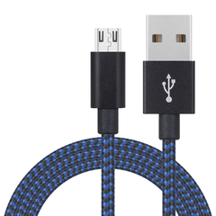CABLE MICRO USB MALLADO TELA 2.1A UNIPHA