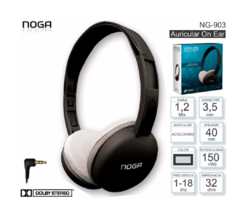 Auricular NOGA NG-903 Ultralivianos en internet