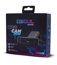 WEBCAM SOUL GAME XW-150 USB FULL HD CON MICROFONO INCORPORADO - comprar online