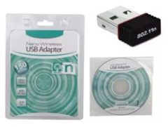 Placa de red WIFI USB - Adaptador Usb 2.0 Wifi 802.11n - Nano Wireless USB Adapter - comprar online