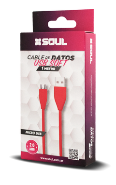 CABLE USB LIGHTNING IPHONE SOUL SOFT