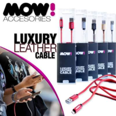 Cable de IPHONE Mow - Luxury Leather Cable