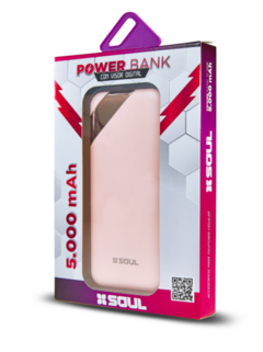 Power Bank SOUL PBS-VL5000 - 5000 mha - Cargador Portatil con Visor Digital - comprar online