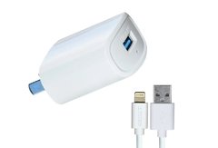 CARGADOR PARA IPHONE CARGA RAPIDA 2.4A USB - comprar online