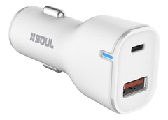 Cargador SOUL 12V 3.0 + CABLE IPHONE en internet