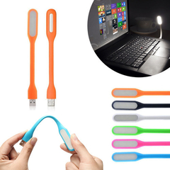 Lampara Led USB Goma Flexible - Accesorios para Celular Tutti Frutti 