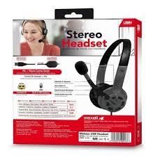 Auricular MAXELL Con Microfono USB Modelo 347867 - comprar online