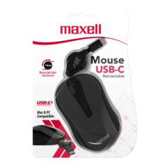 Mouse MAXELL USB C Rectractil - MOWR-C