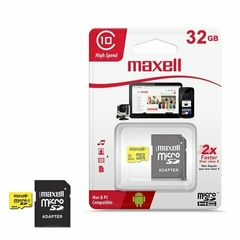 Memoria Micro SD 32 GB MAXELL CLASE 10