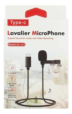 Microfono Corbatero Para PC Celular Lavalier - Accesorios para Celular Tutti Frutti 