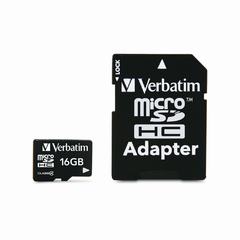 Memoria Micro SDHC Verbatim 16GB 80MB/s - comprar online