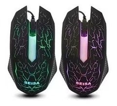 Mouse Seisa Gaming con Luz