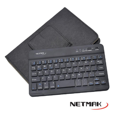 Funda Tablet 7 pulgadas con Teclado Bluetooth Desmontable NETMAK BT 3.0