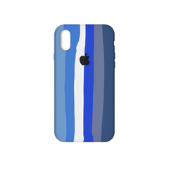 Funda iPhone 13 Pro Max silicona logo multicolor