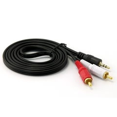 Cable 2 RCA a 3,5mm REFORZADO - Macho a Macho