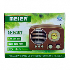 RADIO PORTATIL AM/FM USB BT M-161BT - comprar online